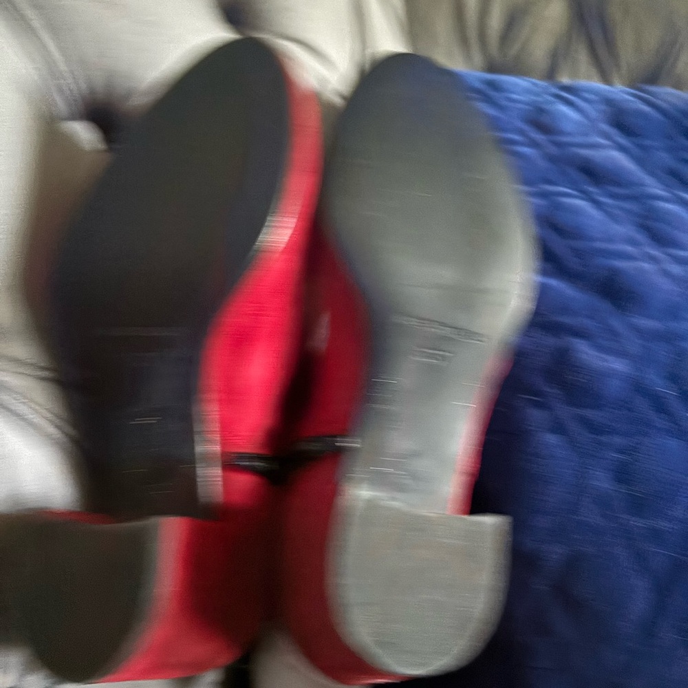 Chic Red Ankle Booties - Picture 5 of 6